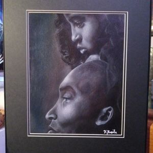 Kobe and Gigi Bryant Tribute Original Artwork